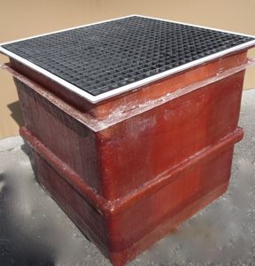 Backwash Sump with Grate